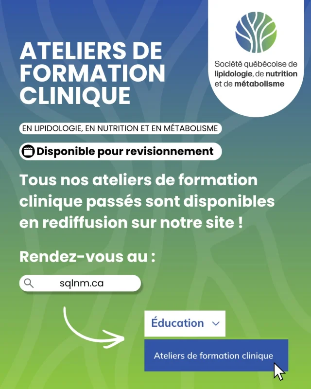 Vous avez manqué certains de nos ateliers de formation clinique depuis l’automne, toutefois, certains sujets ont suscité votre intérêt ?
Bonne nouvelle ! Les ateliers de formation clinique passés sont disponibles en rediffusion sur notre site Web !